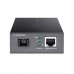 TP-Link 10/100/1000 Mbps RJ45 to 1000 Mbps Single-mode SC WDM Bi-Directional Fiber Converter